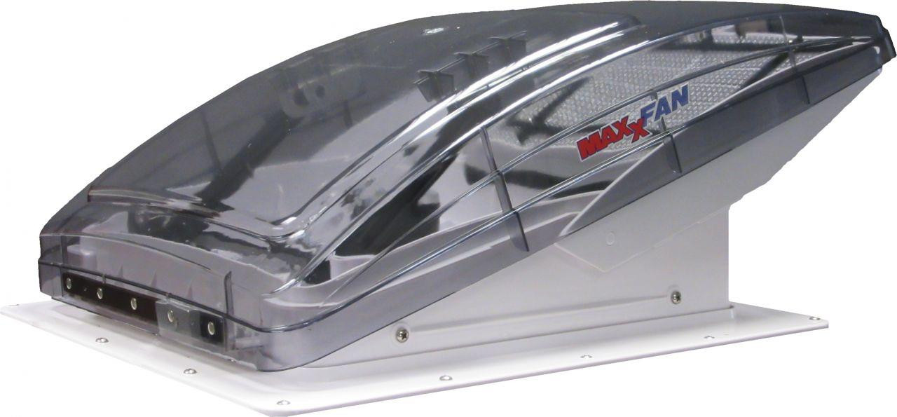 MaxxAir MaxxFan Deluxe Remote Control Roof Fan Vent - Tinted Lid