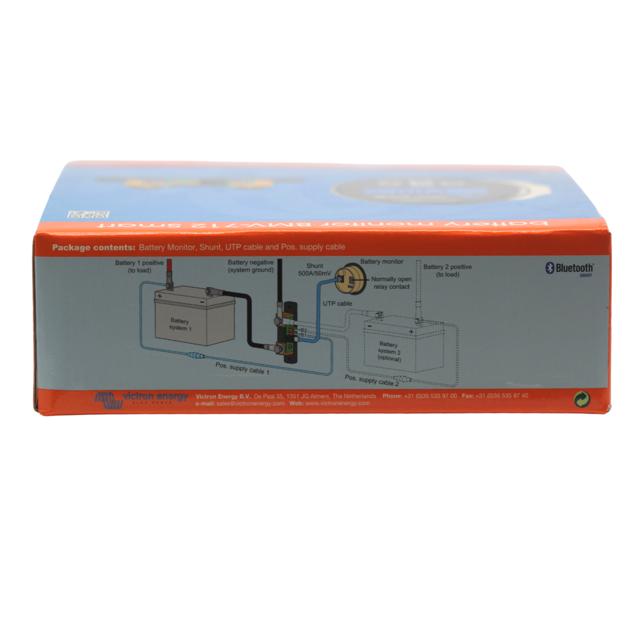 ictron Energy Smart Battery Monitor BMV-712 Integrated Bluetooth Grey bazel  (BAM030712000R)