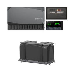 ecoflow power kit with LFP Battery, Distribution Panel, Power Hub and Power Kit Console