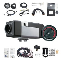 Webasto Air Top 2000 STC Gasoline 12v Single Outlet Heater Kit with Rheostat Controller
