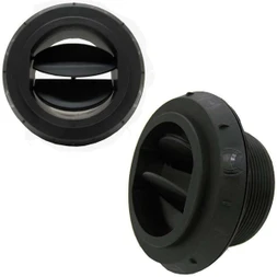 Webasto Outlet for 90mm ducting Closable Black