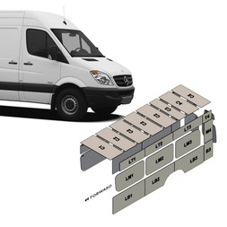 AutoPly Non-Woven Fabric Insulation Kit for Mercedes Sprinter - 1 inch thickness AutoPly Non-Woven Fabric Insulation Kit for Mercedes Sprinter - 1 inch thickness