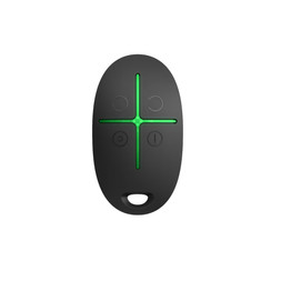 Ajax SpaceControl Jeweller black - front view Ajax SpaceControl Jeweller black - front view
