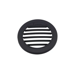 Eberspacher Flat Grill Outlet 75 / 90 mm 0 deg Black cover 221000010048