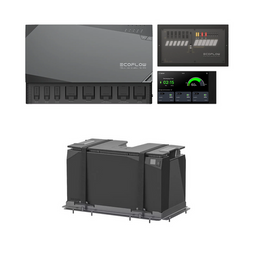 ecoflow power kit with LFP Battery, Distribution Panel, Power Hub and Power Kit Console