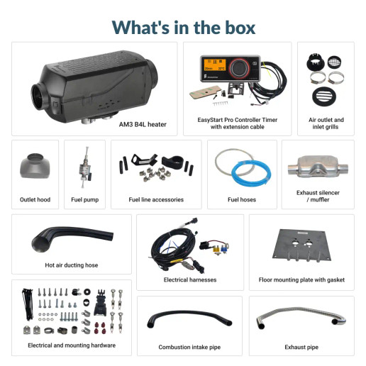 Espar Airtronic B4L AM3 12v Heater installation kit