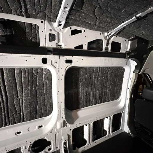 AutoPly Pre-cut Non-Woven Fabric Insulation Kit for Ford Transit - 0.5 inch thickness