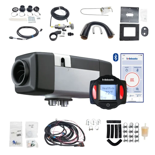 Webasto Air Top 2000 STC 12V heater kit with SmarTemp 3.0 controller