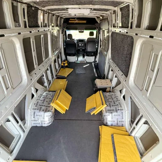 AutoPly Pre-cut Non-Woven Fabric Insulation Kit for Mercedes Sprinter - 1 inch thickness