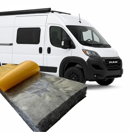 AutoPly Pre-cut Non-Woven Fabric Insulation Kit for RAM ProMaster - 1 inch thickness
