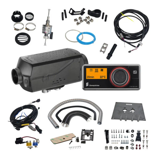 Espar Airtronic AS3 B2L 12V Gasoline 2KW RAM ProMaster kit