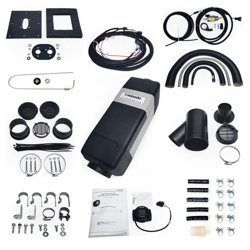 Webasto Air Top EVO 40 12v Gasoline / Petrol heater kit with SmarTemp Controller 3.0 Bluetooth