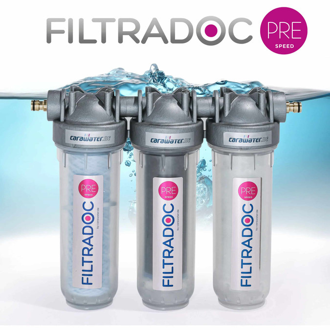Carawater Filtradoc Pre Speed ​​Trio V1 3-stage water filtration system– sediment, limescale reduction and ultrafiltration