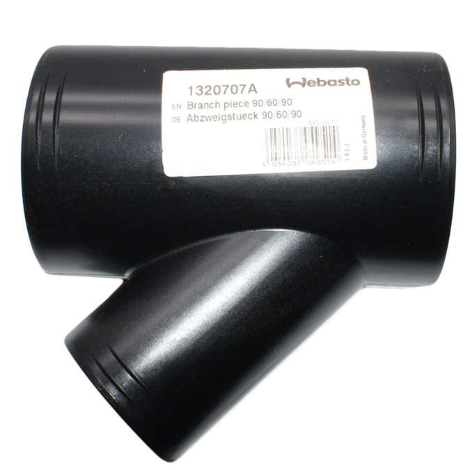 Webasto Heater ducting Y Branch 90 x 80 x 80 | 91000A | 1320375A | Butler Technik