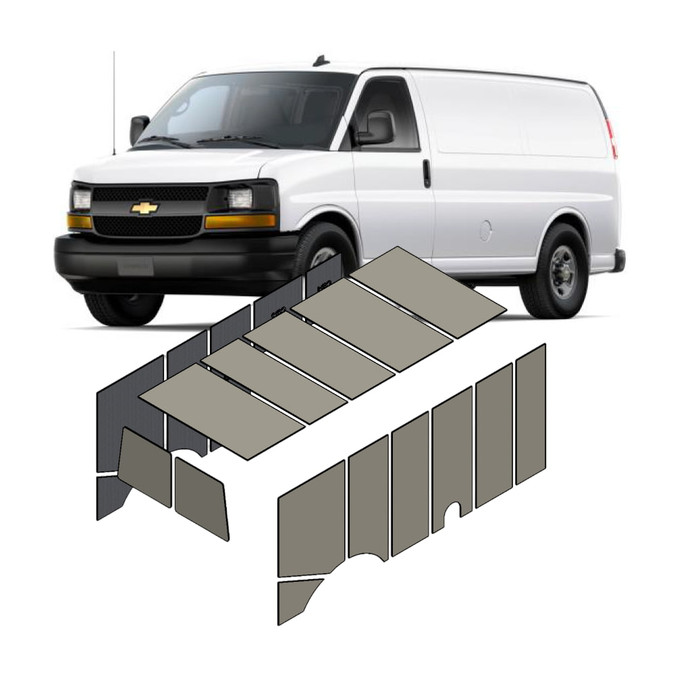 Chevy Express and AutoPly Woven Fabric Insulation Kit 