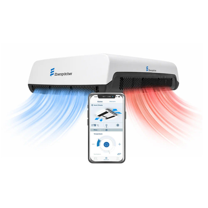 Eberspächer Breezonic RV Rooftop Air Conditioner with heating & cooling option