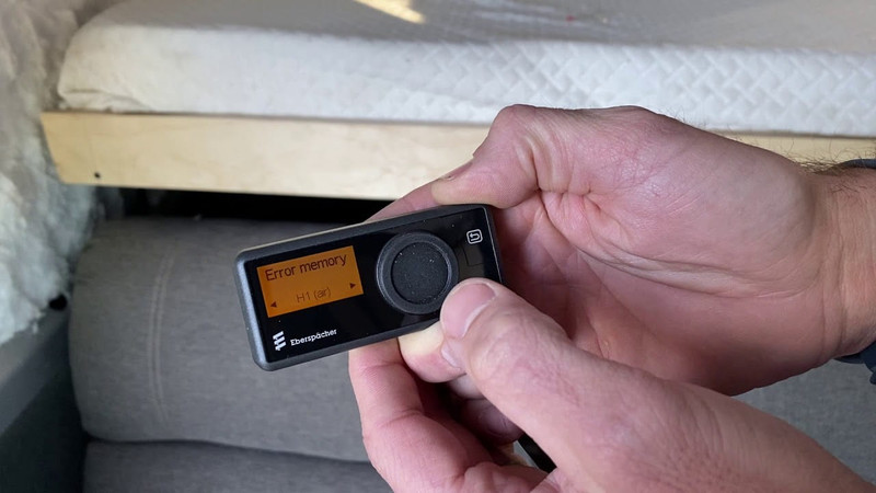 Overheating Espar Heater Shuts Off with Fault Code P000115