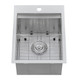 Ruvati Merino Grade T-316 Stainless Steel Sink- 15x20"