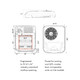 Nomadic Cooling X2 Air Conditioner dimensions