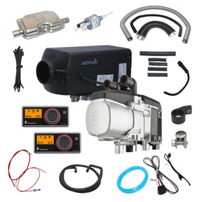 Espar Airtronic & Hydronic Diesel 12V Tandem Air and Water Heating Kit with EasyStart Pro Controller