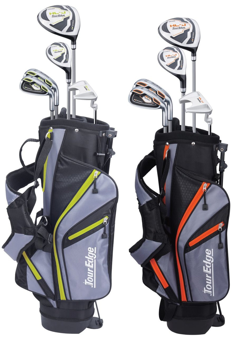 Tour Edge HL-J Junior Set with Stand Bag (Ages 5 to 8) Orange