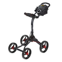 BagBoy Quad XL Push Cart - Black/Red