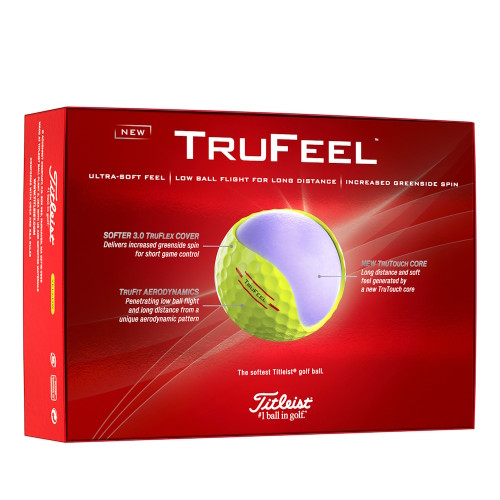 Titleist TruFeel 2024マットレッド 4ダース分48個 Titleist TruFeel Golf Ball - Just Say Golf