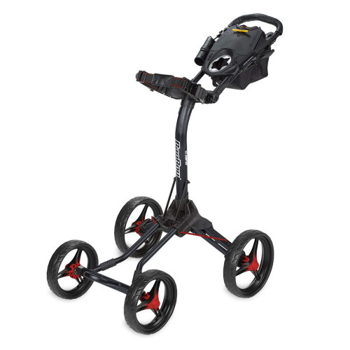 BagBoy Quad XL Push Cart - Black/Red