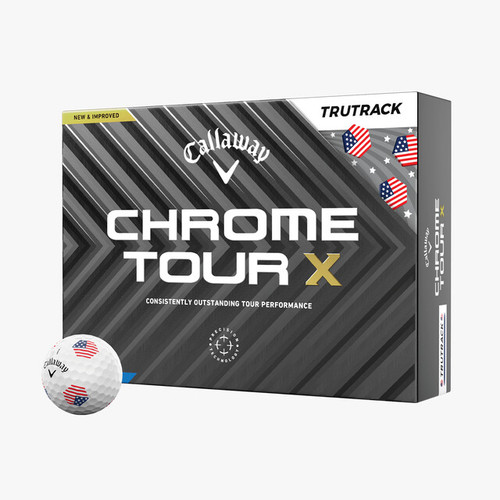 キャロウェイ　CHROME TOUR TRUTRACK ゴルフボール8スリーブ Chrome Tour X TruTrack Golf Balls