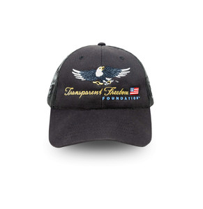 Black mesh hat. Made in America. Made in USA. Black mesh hat. Made in America. Made in USA.