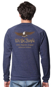 We The People Crew Sweatshirt - Brown Eagle - Made in USA We The People Crew Sweatshirt - Brown Eagle - Made in USA