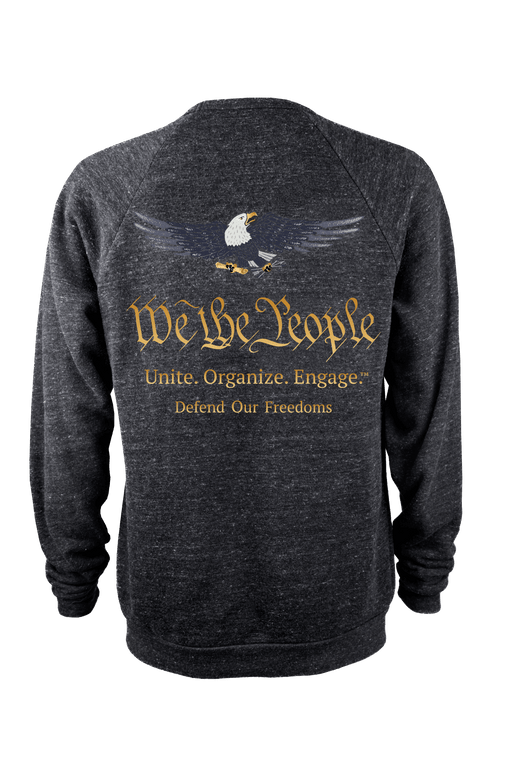 We The People Crew Sweatshirt - Gray Eagle - Made in USA