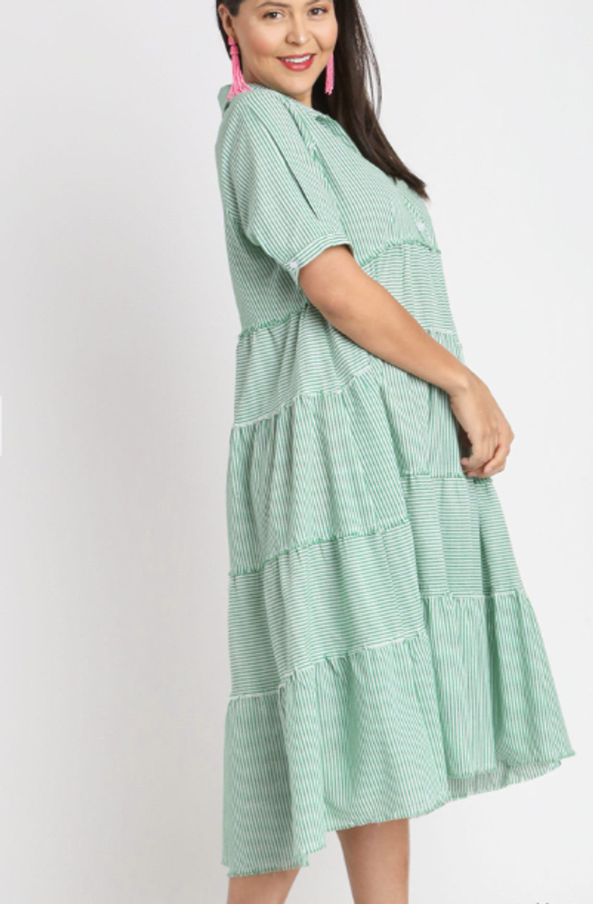 Annalise Tiered Maxi Dress - Teal