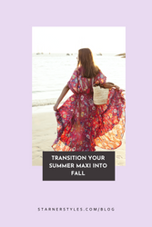 Transition Your Summer Maxi into a Fall Staple