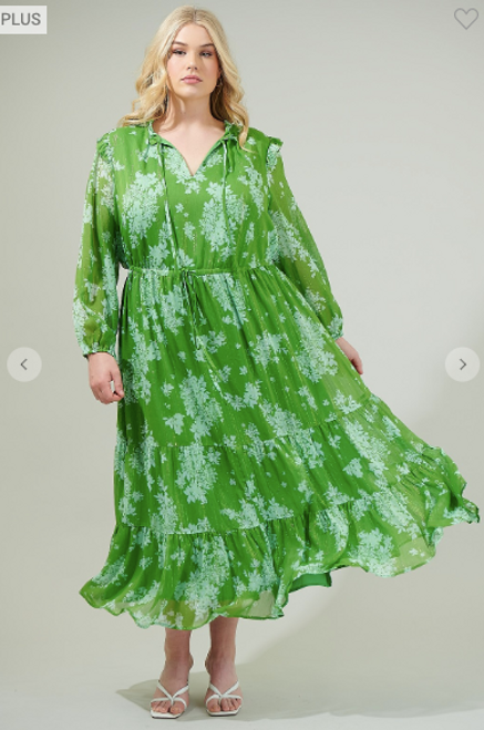 Green Plus Dress