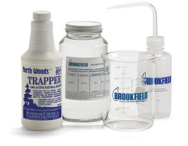 The viscosity calibration kit provides all the necessary items to verify the calibration of your Viscometer or Rheometer.