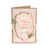 Sizzix Thinlits by Katelyn Lizardi Die Set 4PK - Phrase, You Are My Happy