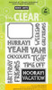 Hero Arts Stamps - Hurray