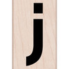 Hero Arts Wood Mounted Stamps - Lowercase 'j'