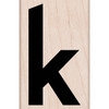 Hero Arts Wood Mounted Stamps - Lowercase 'k'