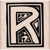 Hero Arts Wood Mounted Stamps - Illuminated 'R'