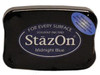 Imagine Crafts Tsukineko StazOn Permanent Ink Pad - Midnight Blue