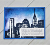 Simply Defined Kaleidoscope Layering Stencils MAR 2021 Release - Manhattan Skyline