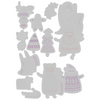 Sizzix Thinlits Die Set 11PK - Doodle Christmas by Olivia Rose