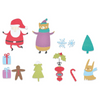 Sizzix Thinlits Die Set 11PK - Doodle Christmas by Olivia Rose