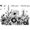 Creative Expressions Designer Boutique A6 Clear Stamp Set - Wild Flowers