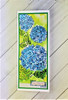 The Crafters Workshop Slimline Stencils - Hydrangea Bouquet