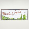 The Crafters Workshop Slimline Stencils - Flying Santa