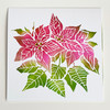The Crafters Workshop 6x6 Stencils - Poinsettia