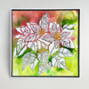 The Crafters Workshop 6x6 Stencils - Poinsettia